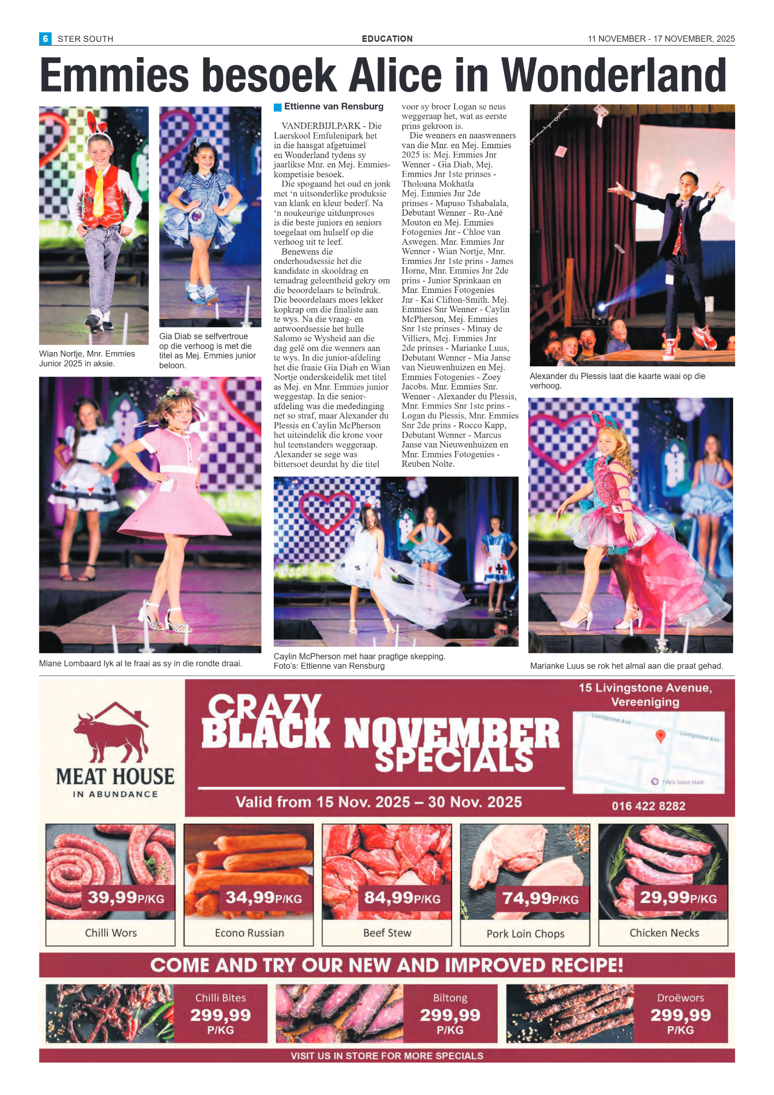 STER SOUTH 11 NOVEMBER – 17 NOVEMBER, 2025 page 6