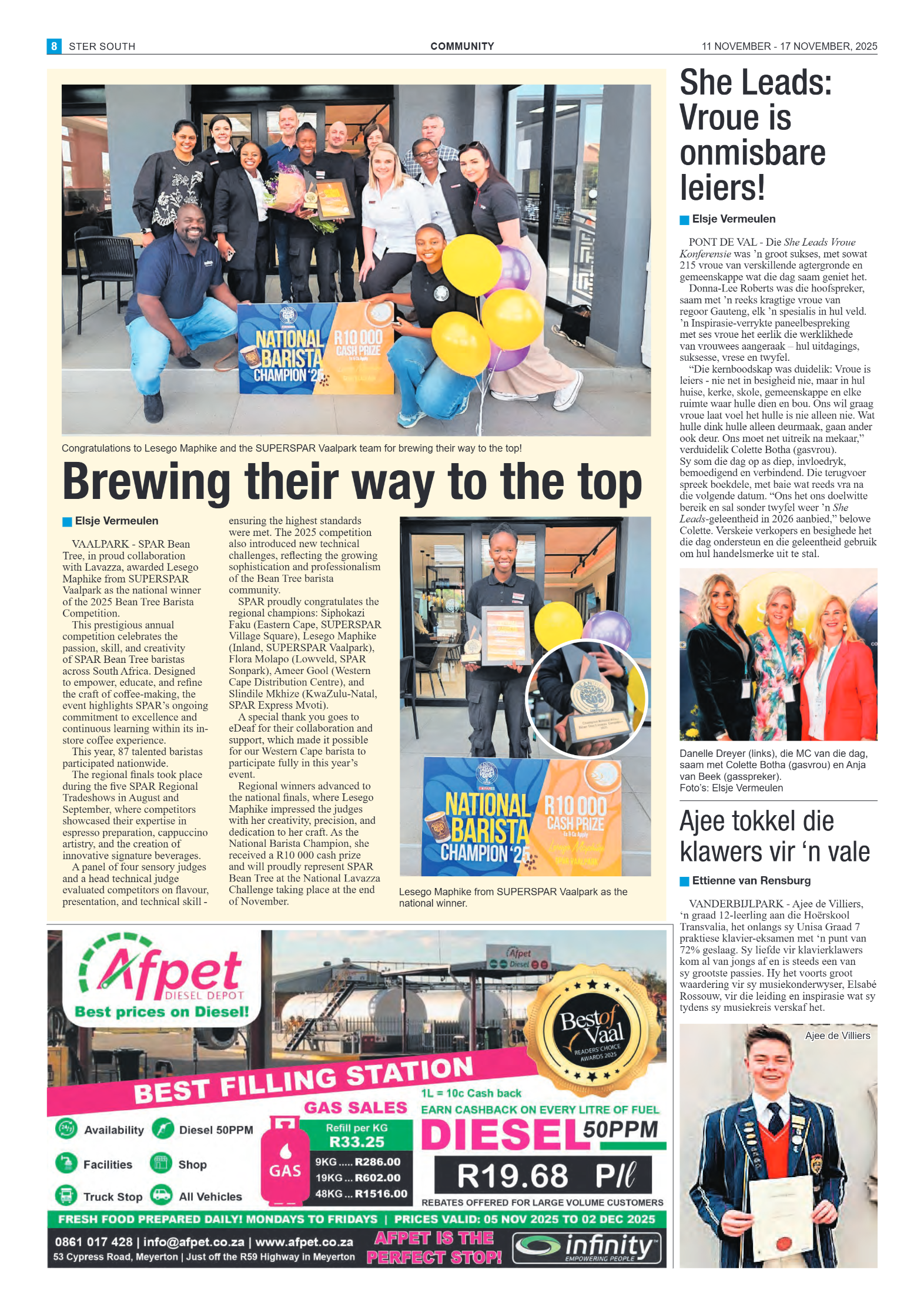 STER SOUTH 11 NOVEMBER – 17 NOVEMBER, 2025 page 8