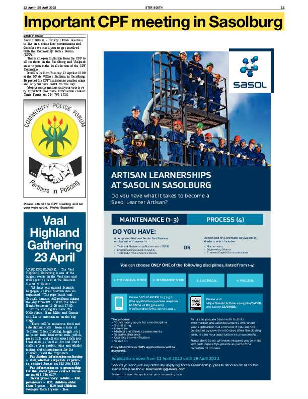 STER SOUTH 12 April – 15 April 2022 page 11