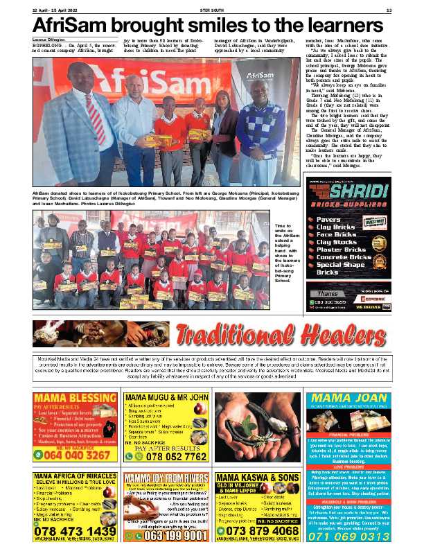 STER SOUTH 12 April – 15 April 2022 page 16