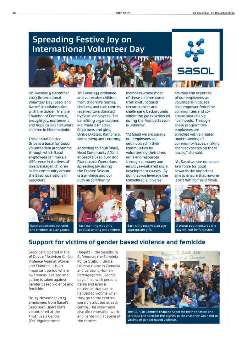 STER SOUTH 12 December – 18 December, 2023 page 15
