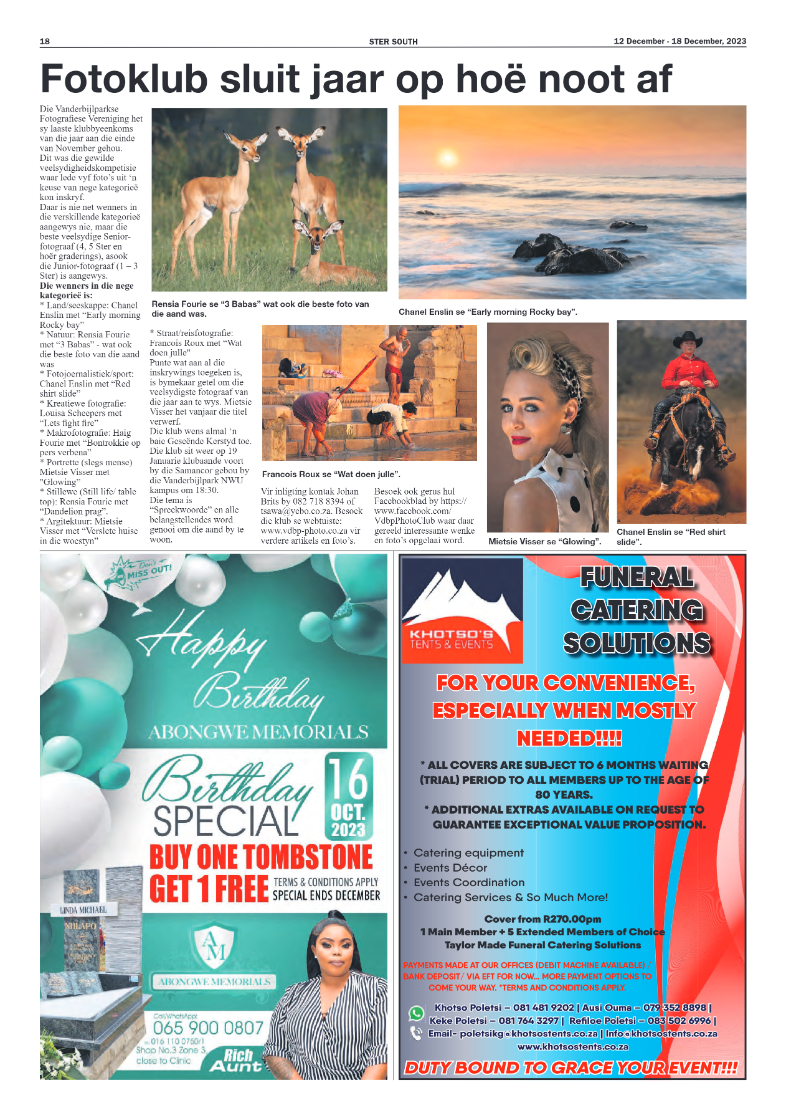 STER SOUTH 12 December – 18 December, 2023 page 17