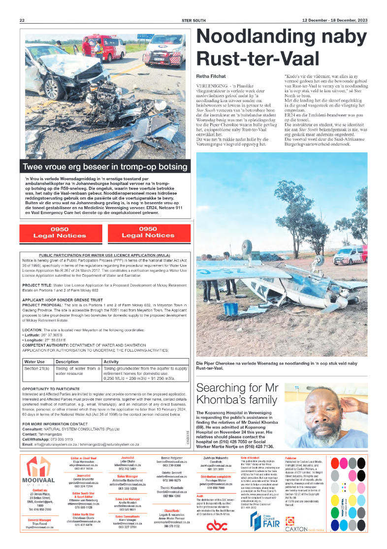 STER SOUTH 12 December – 18 December, 2023 page 21