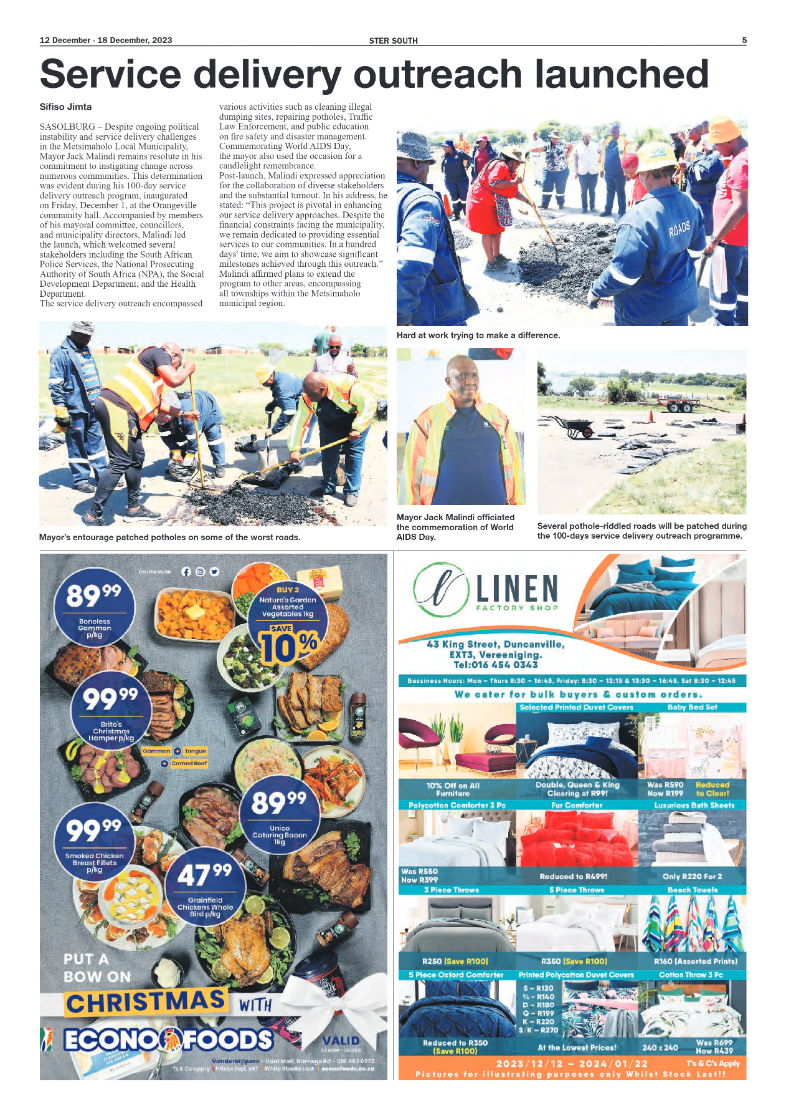 STER SOUTH 12 December – 18 December, 2023 page 5
