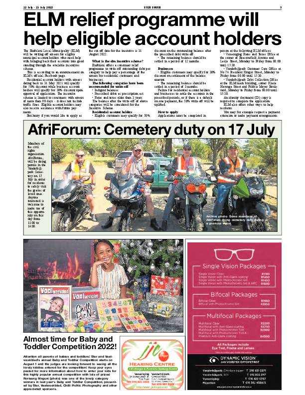 STER SOUTH 12 July – 15 July 2022 page 3