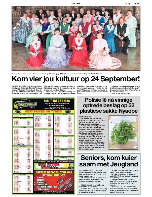 STER SOUTH 12 July – 15 July 2022 page 4