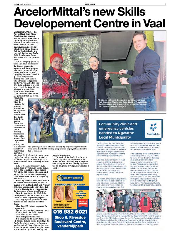 STER SOUTH 12 July – 15 July 2022 page 5