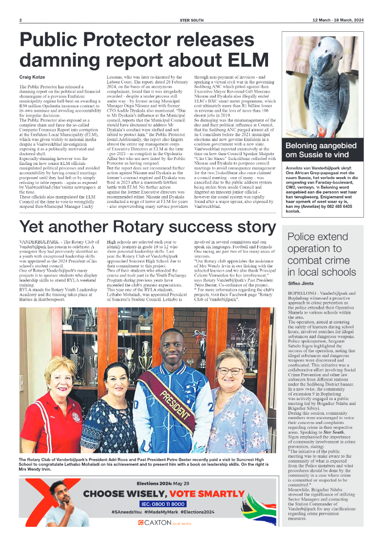 STER SOUTH 12 March – 18 March, 2024 page 2