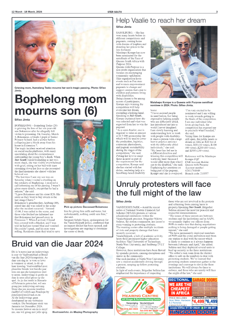 STER SOUTH 12 March – 18 March, 2024 page 3