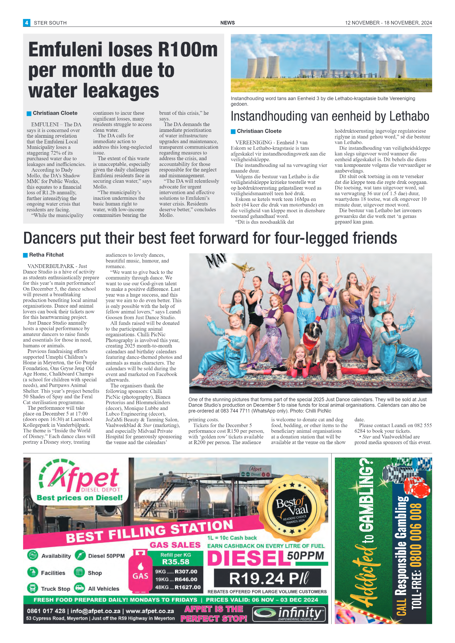STER SOUTH 12 NOVEMBER – 18 NOVEMBER, 2024 page 4
