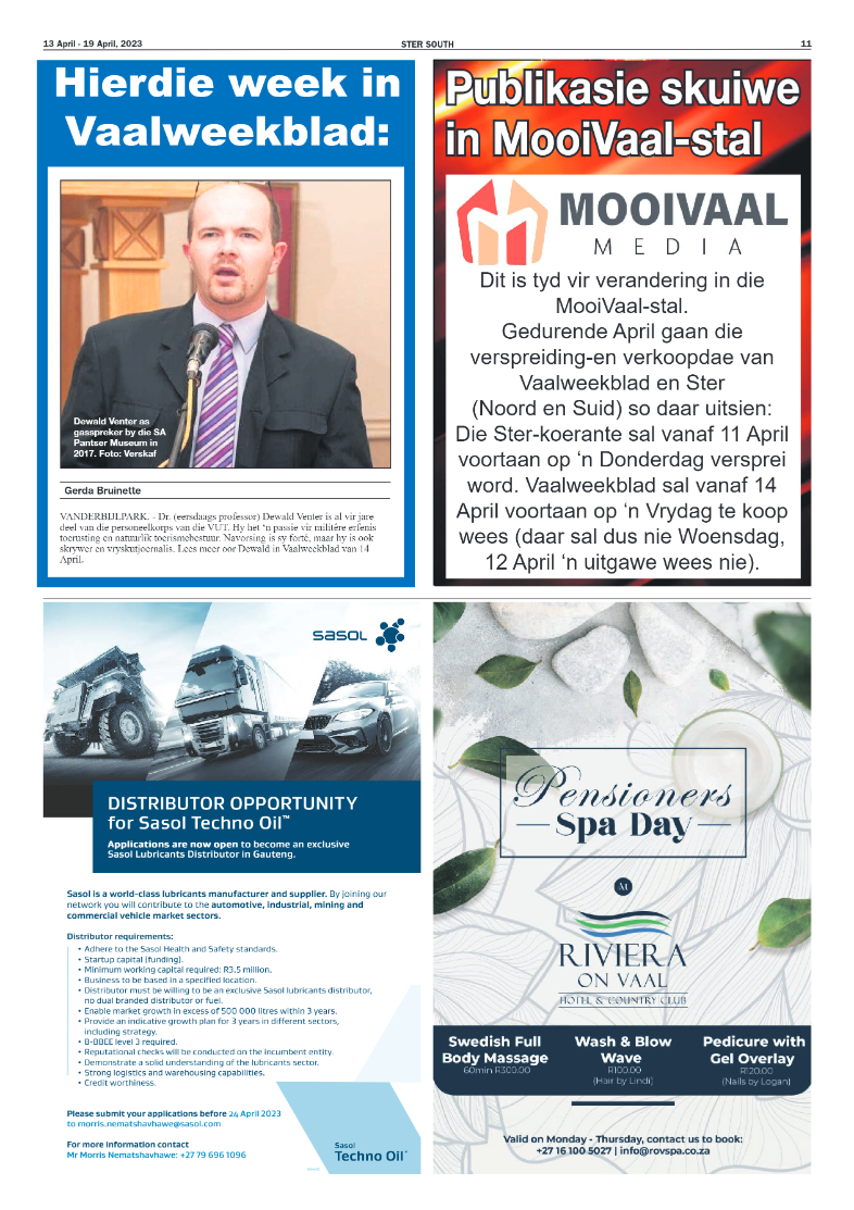 STER SOUTH 13 April – 19 April, 2023 page 11