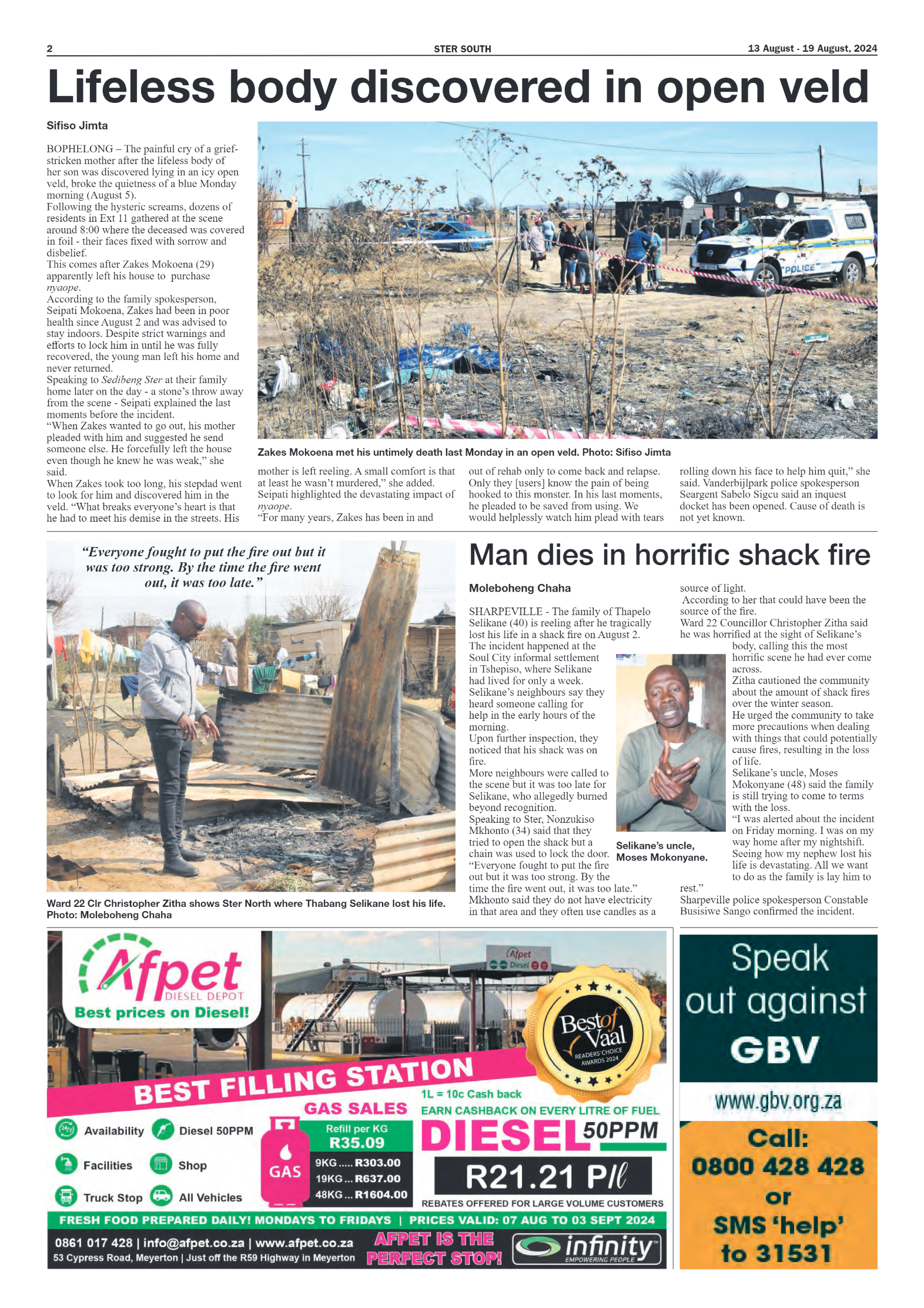 STER SOUTH 13 August – 19 August, 2024 page 2