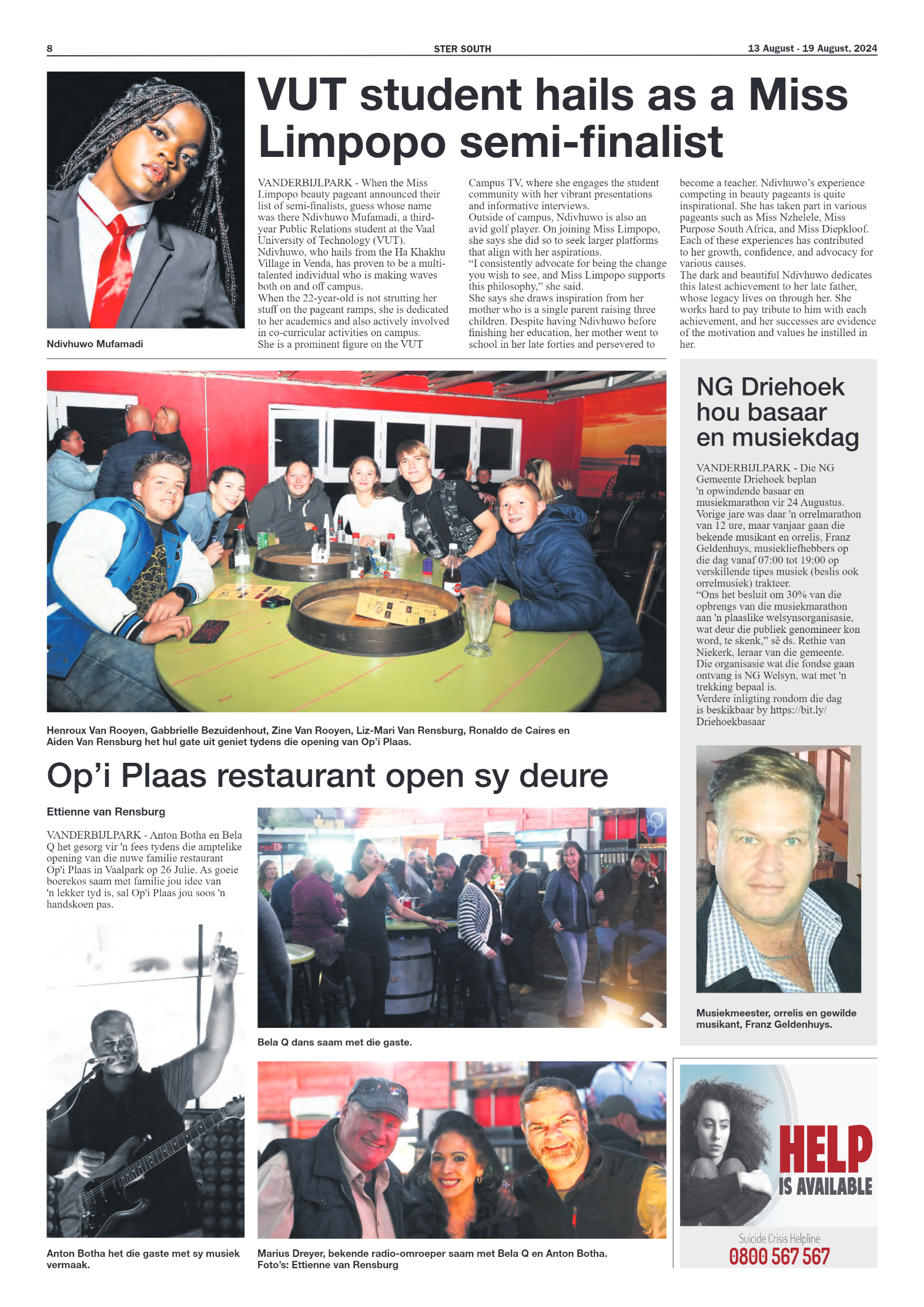 STER SOUTH 13 August – 19 August, 2024 page 8