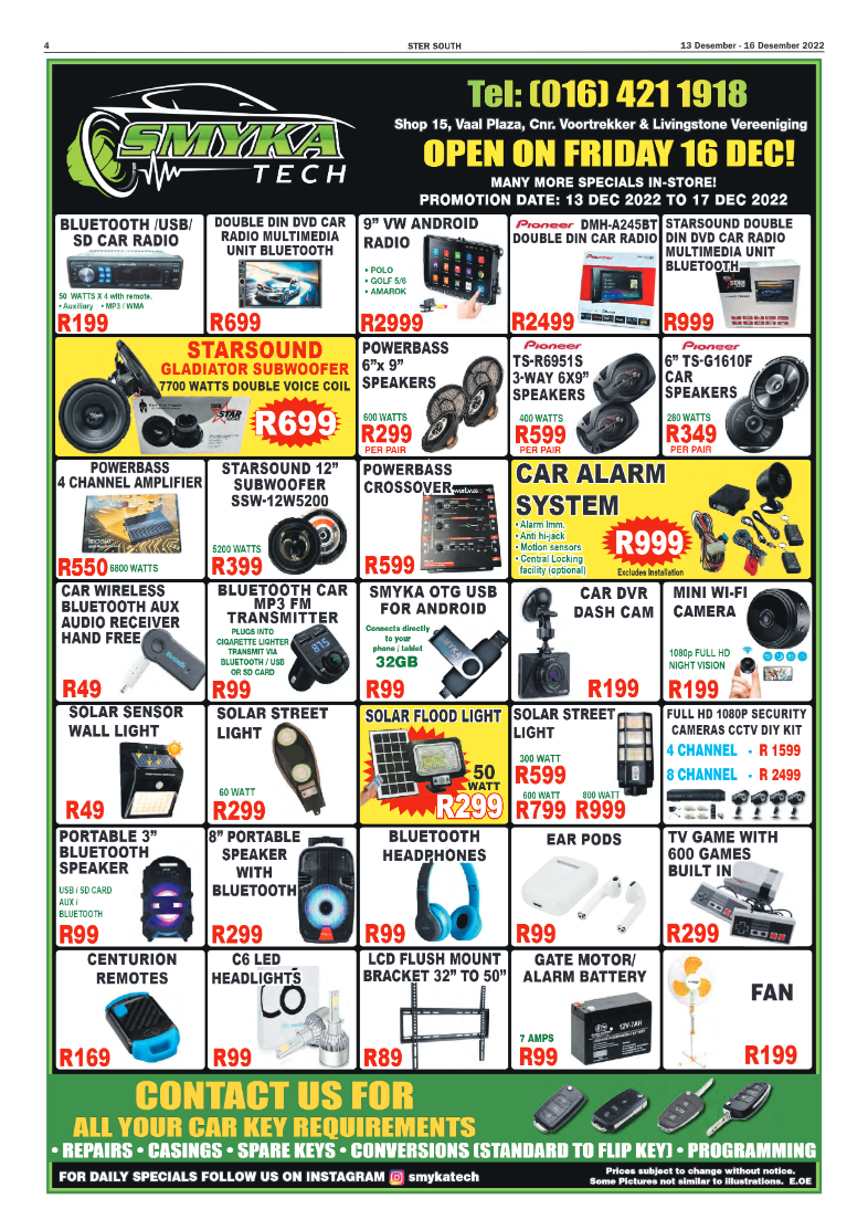 STER SOUTH 13 Desember – 16 Desember 2022 page 4