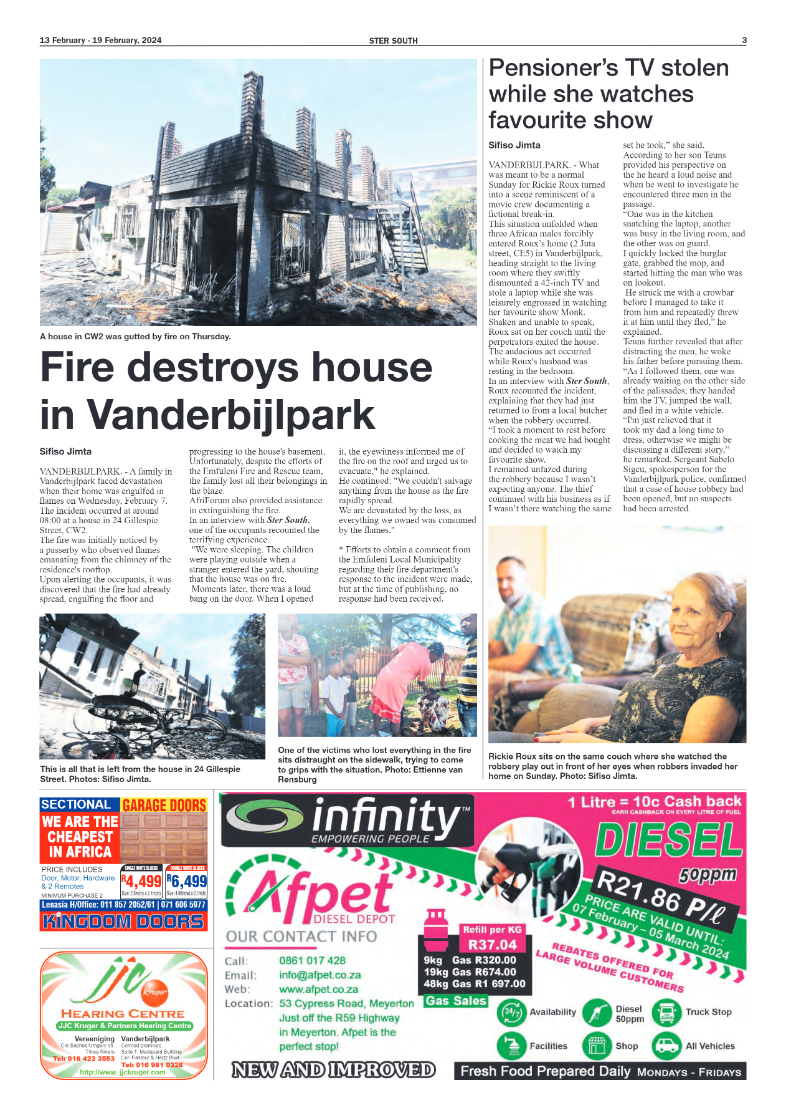 STER SOUTH 13 February – 19 February, 2024 page 3