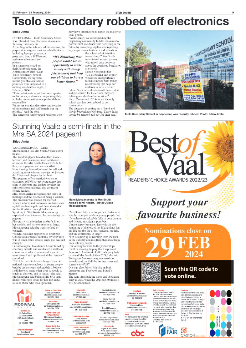 STER SOUTH 13 February – 19 February, 2024 page 9