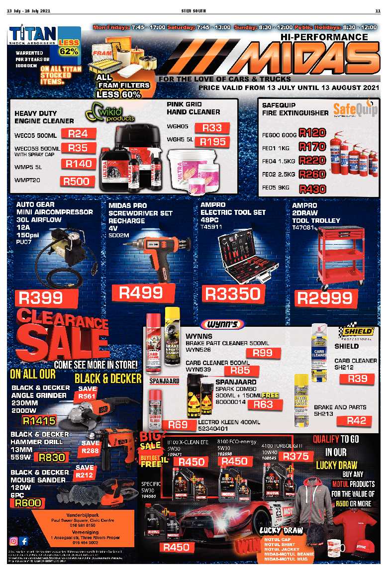 STER SOUTH 13 July – 16 July 2021 page 11