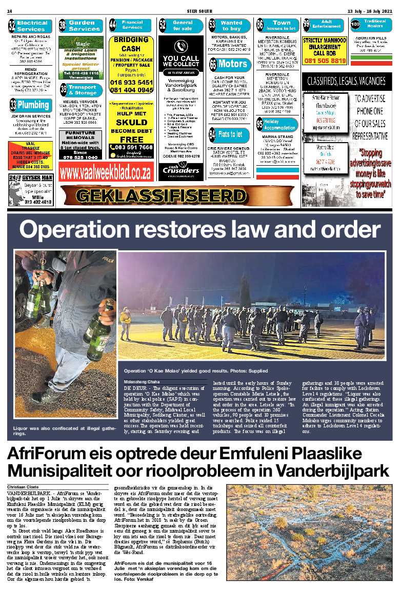 STER SOUTH 13 July – 16 July 2021 page 13