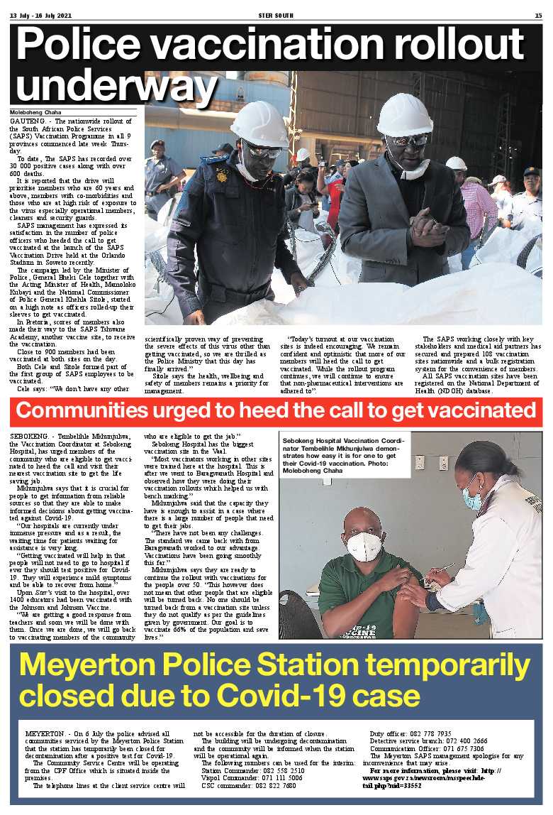 STER SOUTH 13 July – 16 July 2021 page 14