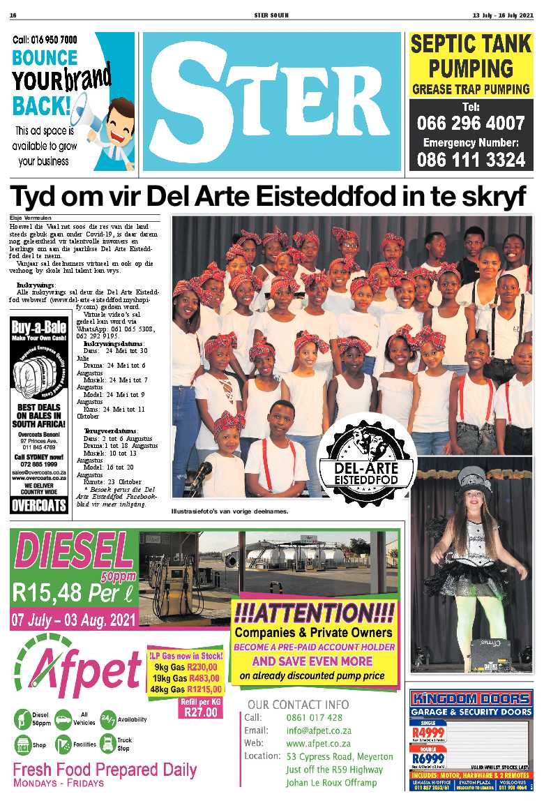 STER SOUTH 13 July – 16 July 2021 page 16