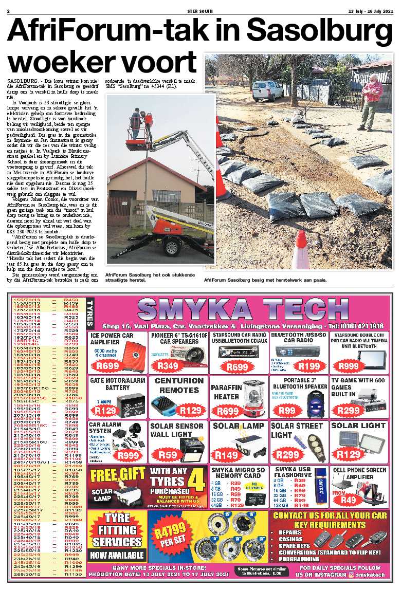 STER SOUTH 13 July – 16 July 2021 page 2
