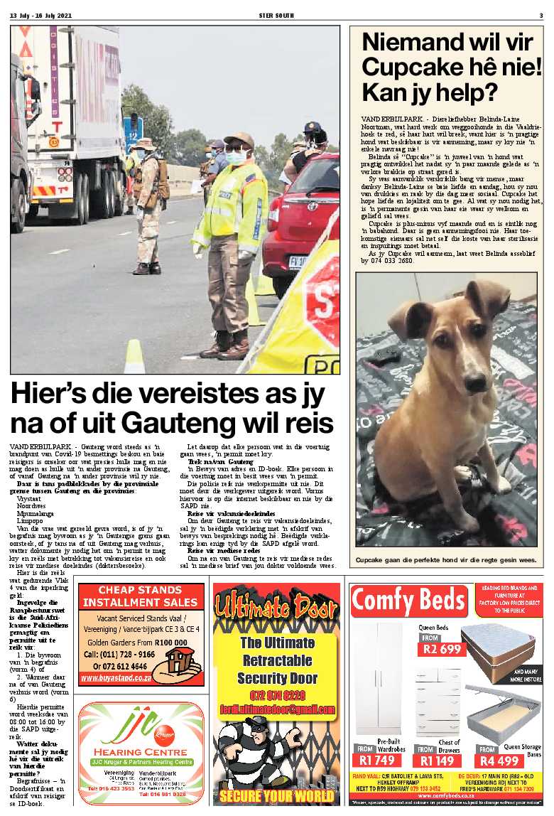 STER SOUTH 13 July – 16 July 2021 page 3