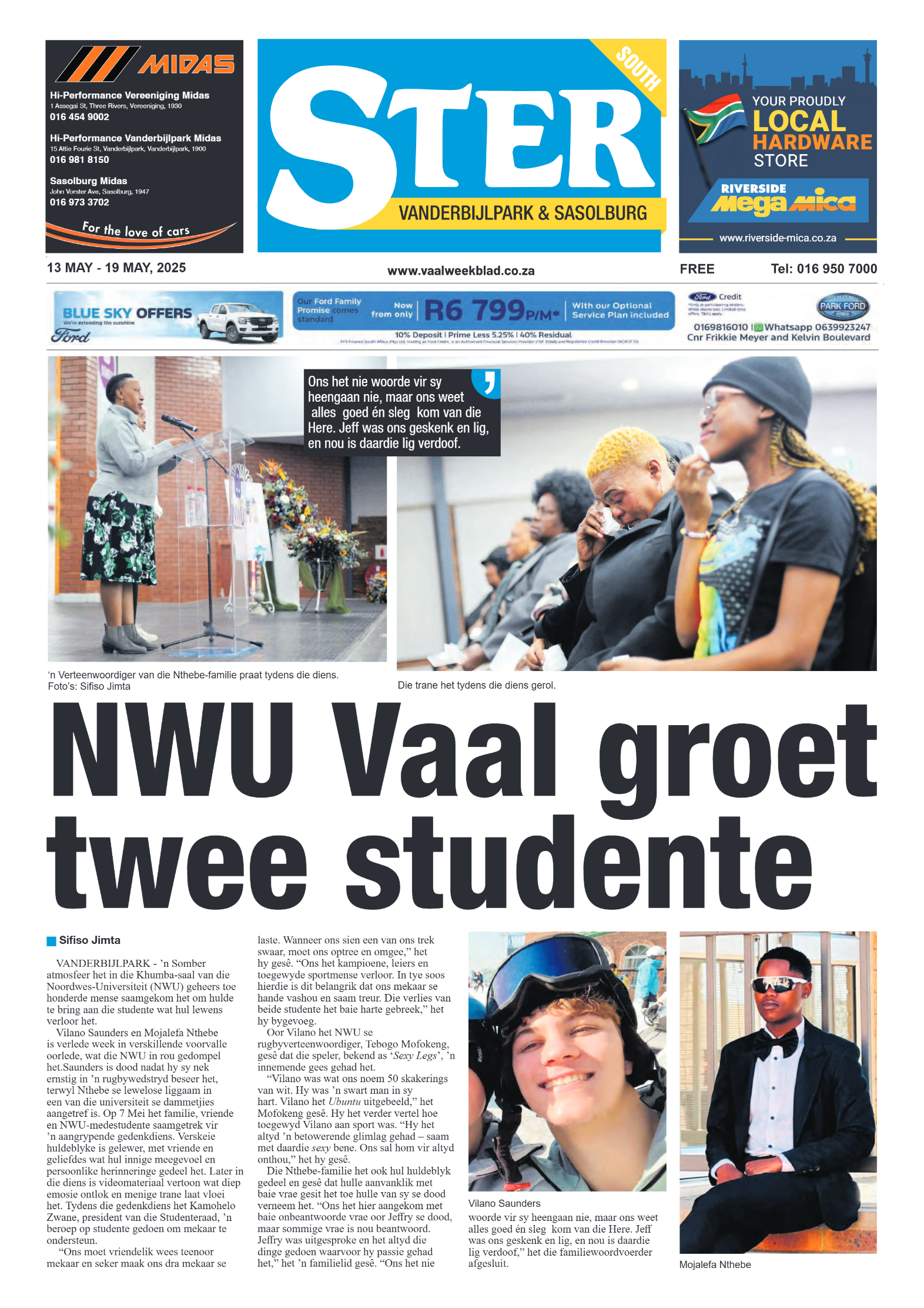 STER SOUTH 13 MAY – 19 MAY, 2025 page 1