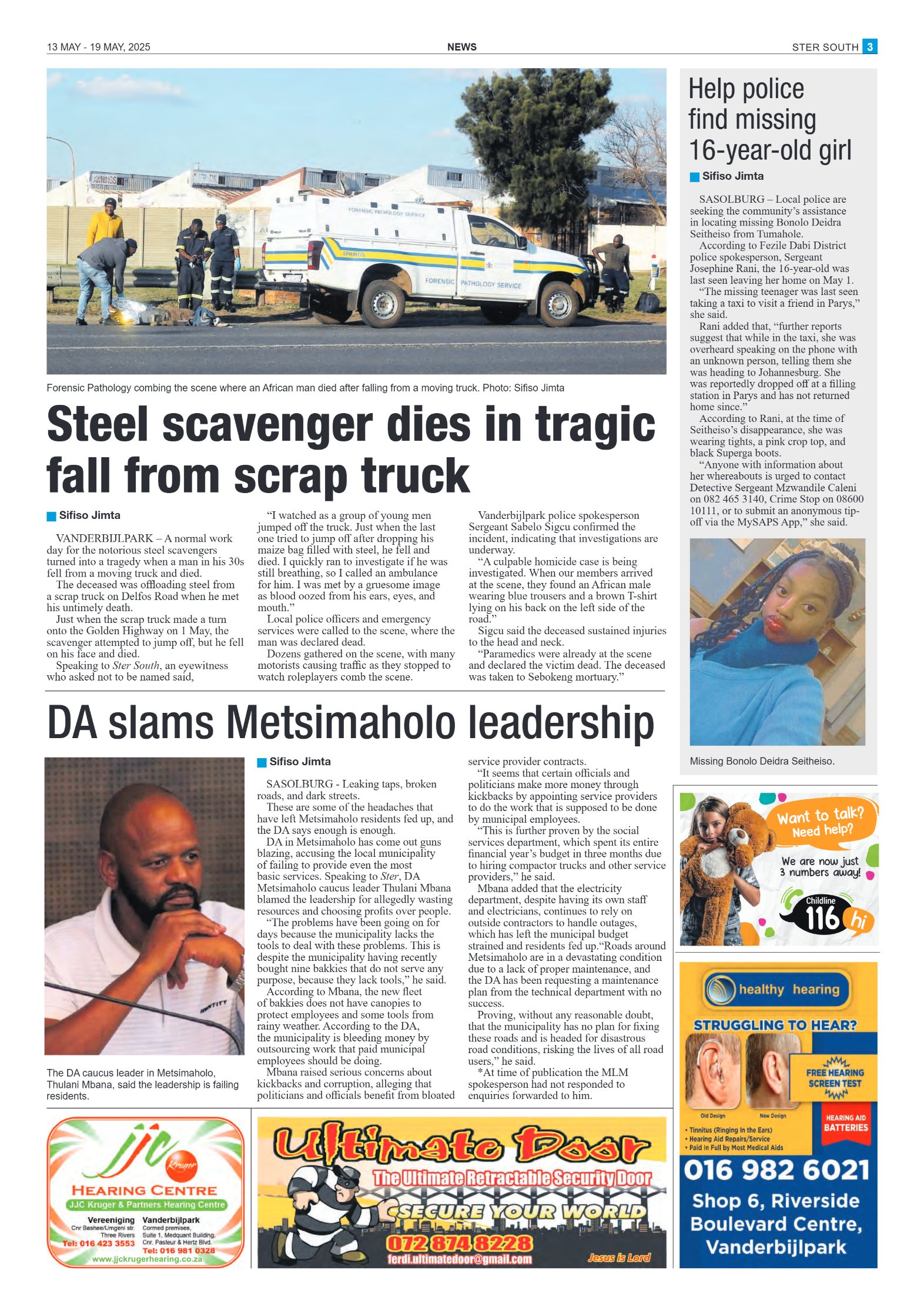 STER SOUTH 13 MAY – 19 MAY, 2025 page 3