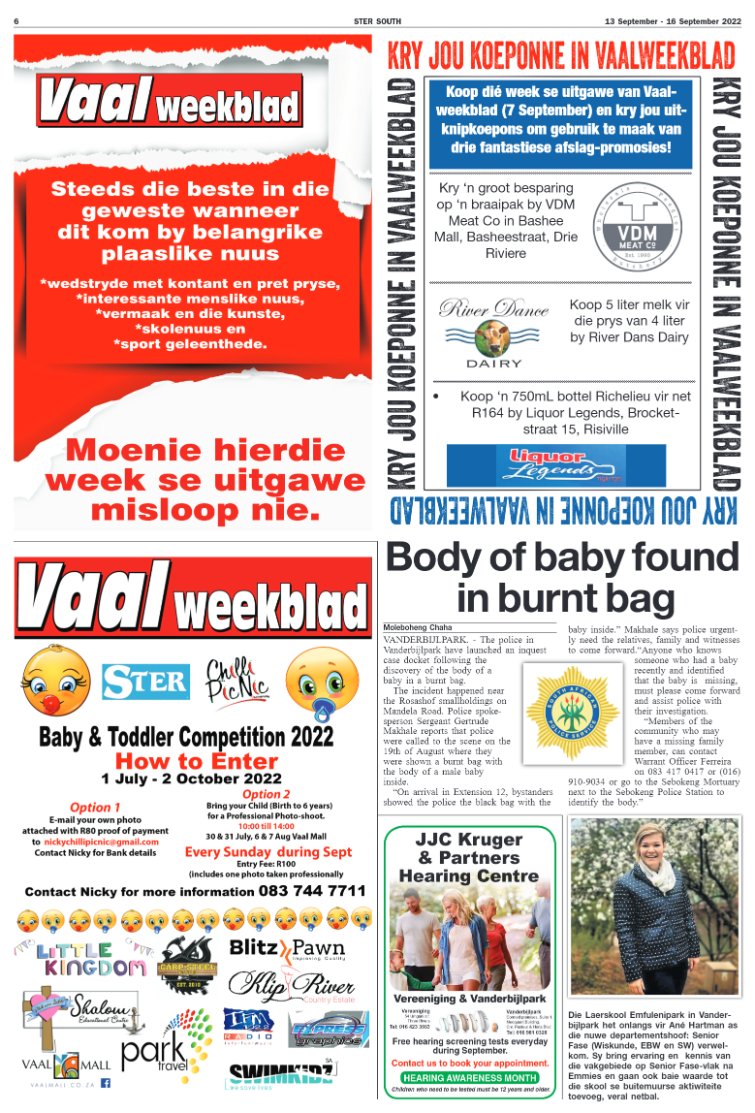 STER SOUTH 13 September – 16 September 2022 page 4