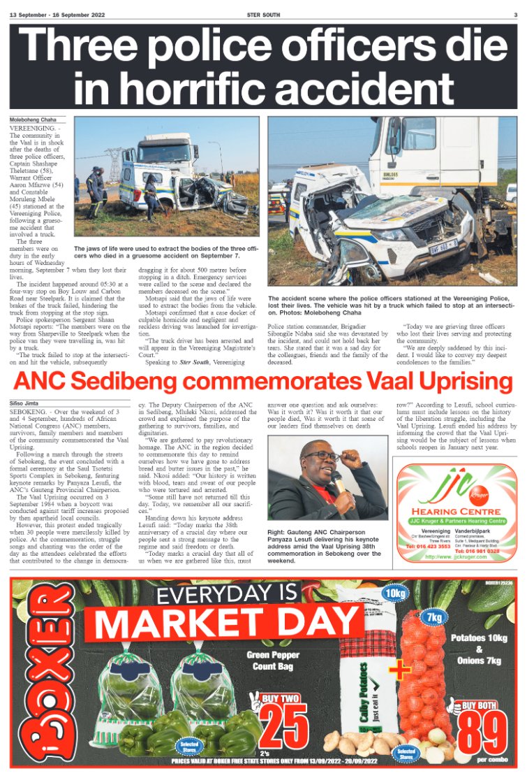 STER SOUTH 13 September – 16 September 2022 page 7