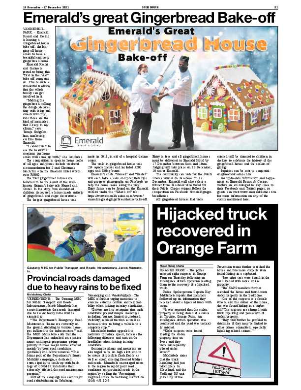 STER SOUTH 14 December – 17 December 2021 page 22