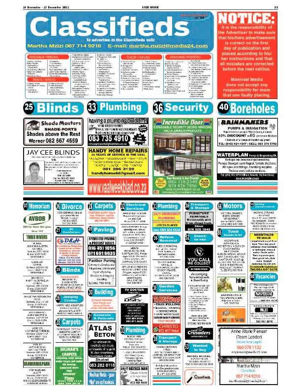 STER SOUTH 14 December – 17 December 2021 page 23