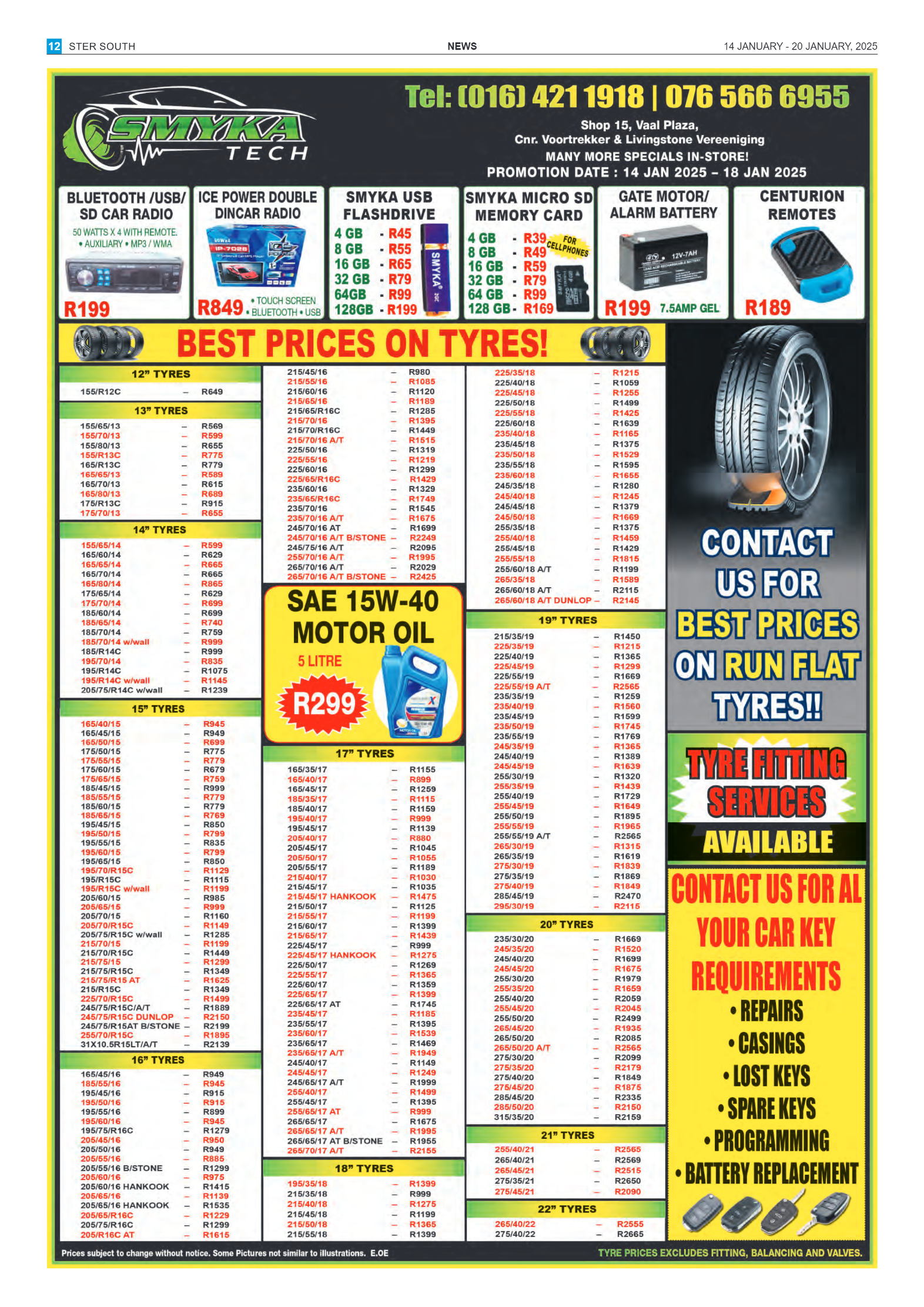 STER SOUTH 14 JANUARY – 20 JANUARY, 2025 page 12