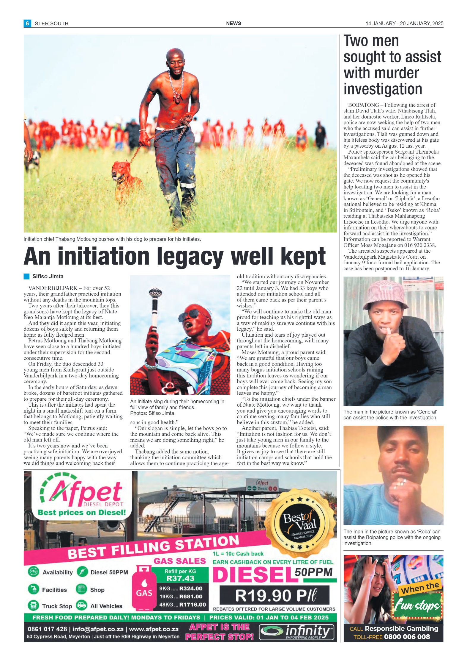 STER SOUTH 14 JANUARY – 20 JANUARY, 2025 page 7
