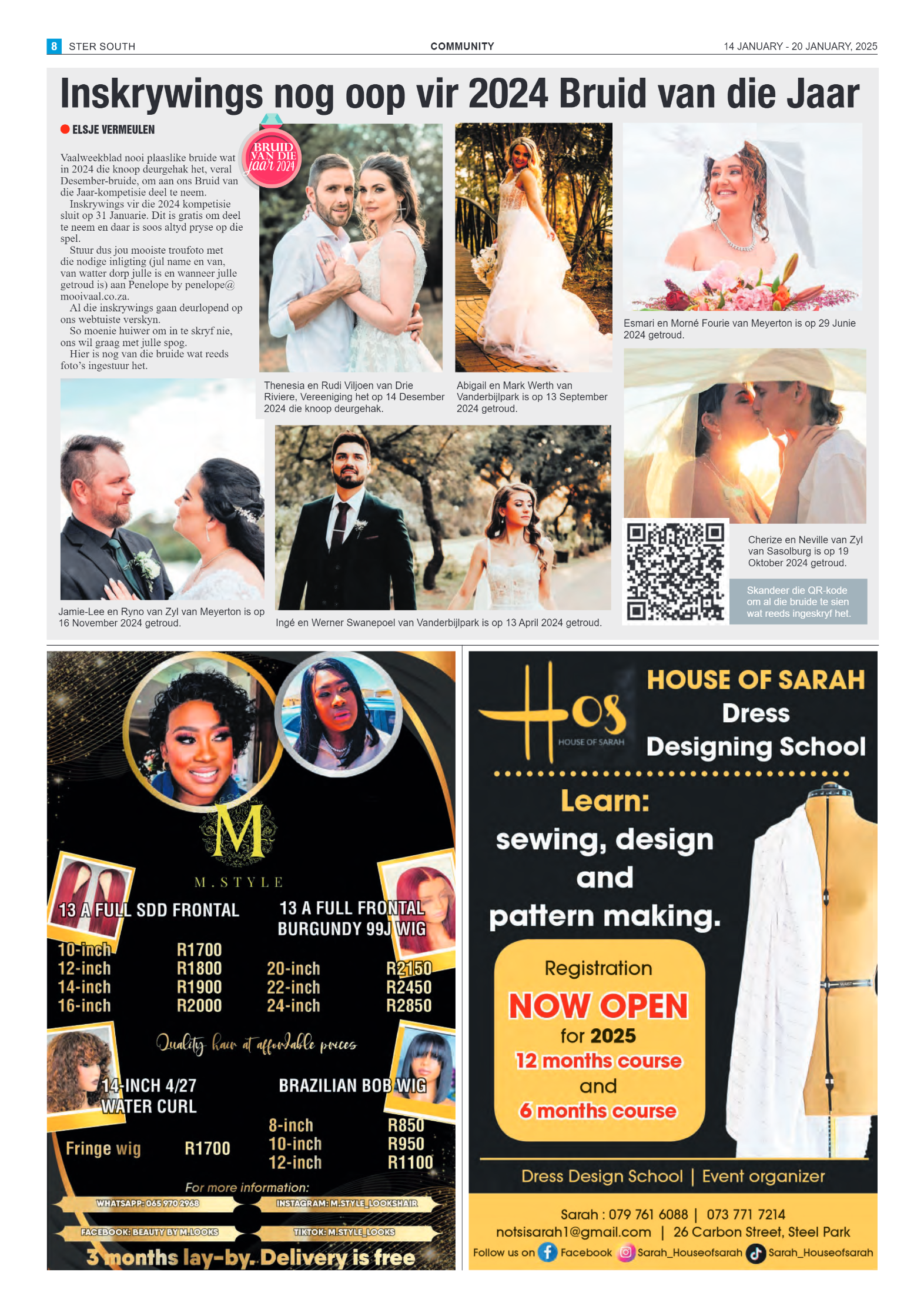 STER SOUTH 14 JANUARY – 20 JANUARY, 2025 page 8