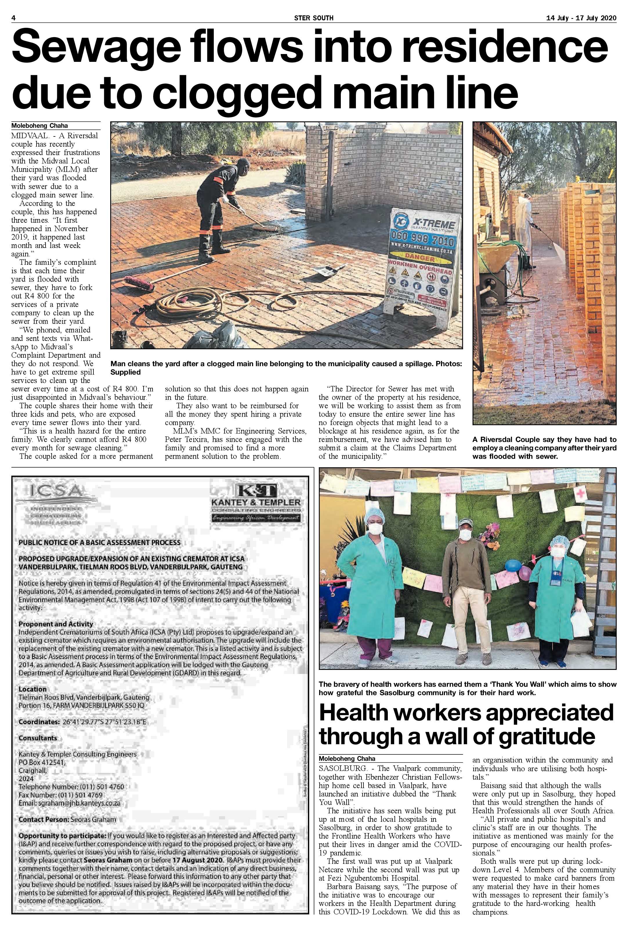 SOUTH STER 14 JULY – 17 JULY 2020 page 4