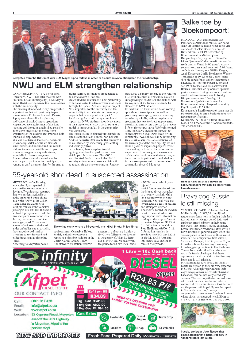 STER SOUTH 14 November – 20 November, 2023 page 6