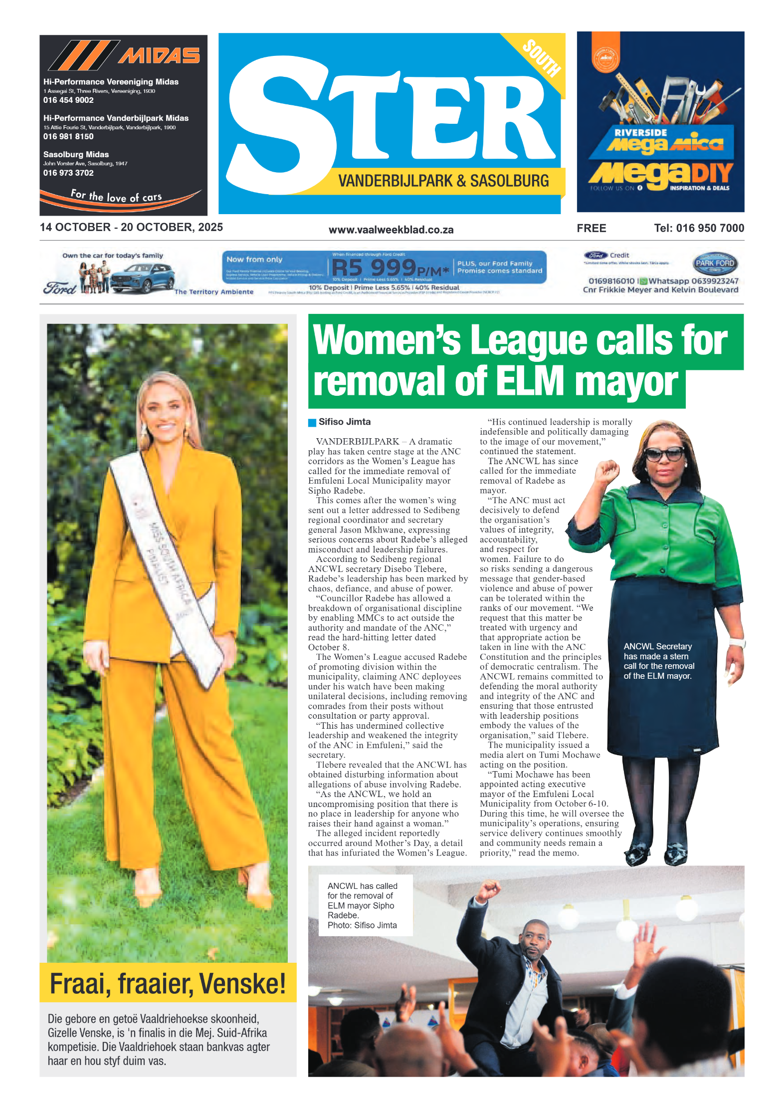 STER SOUTH 14 OCTOBER – 20 OCTOBER, 2025 page 1