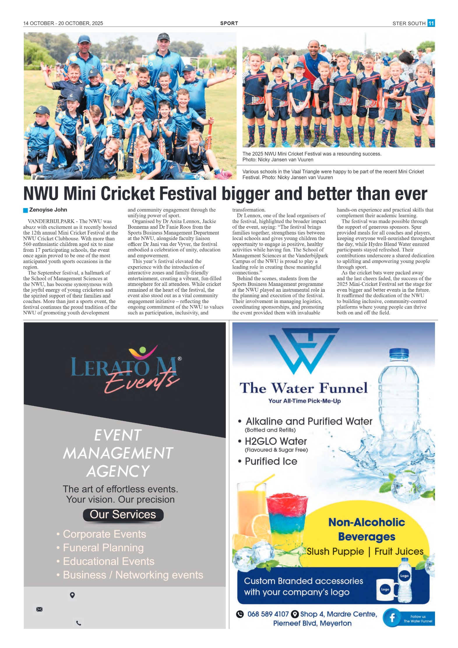 STER SOUTH 14 OCTOBER – 20 OCTOBER, 2025 page 11