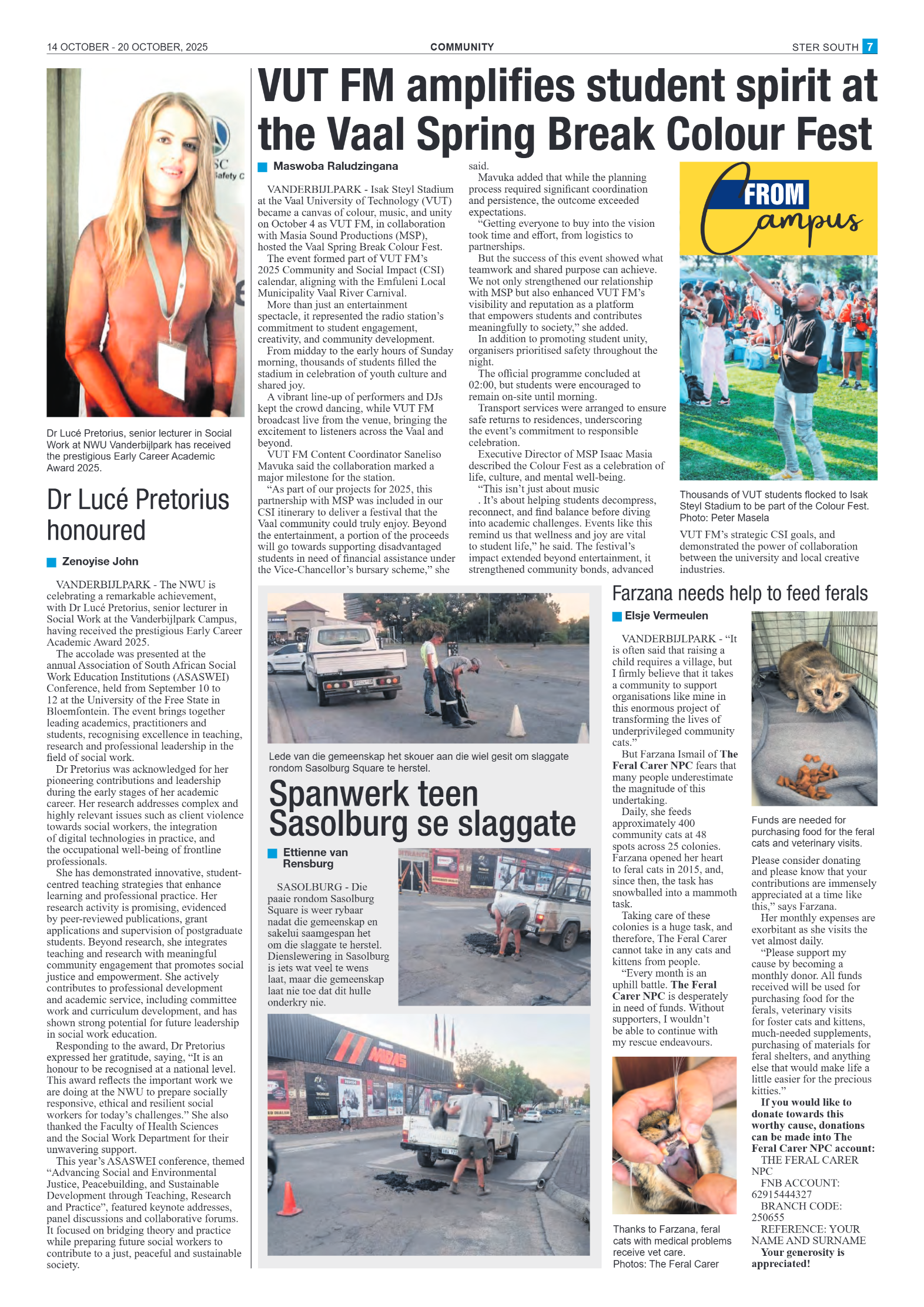 STER SOUTH 14 OCTOBER – 20 OCTOBER, 2025 page 7