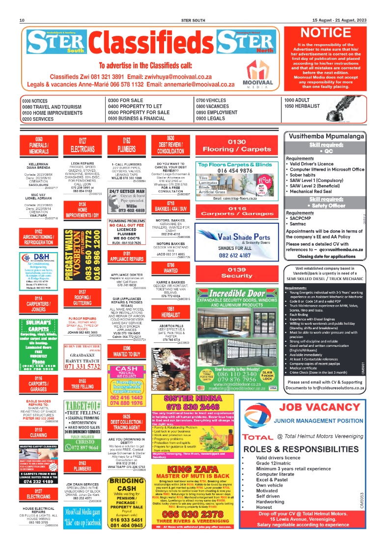 STER SOUTH 15 August – 21 August, 2023 page 10