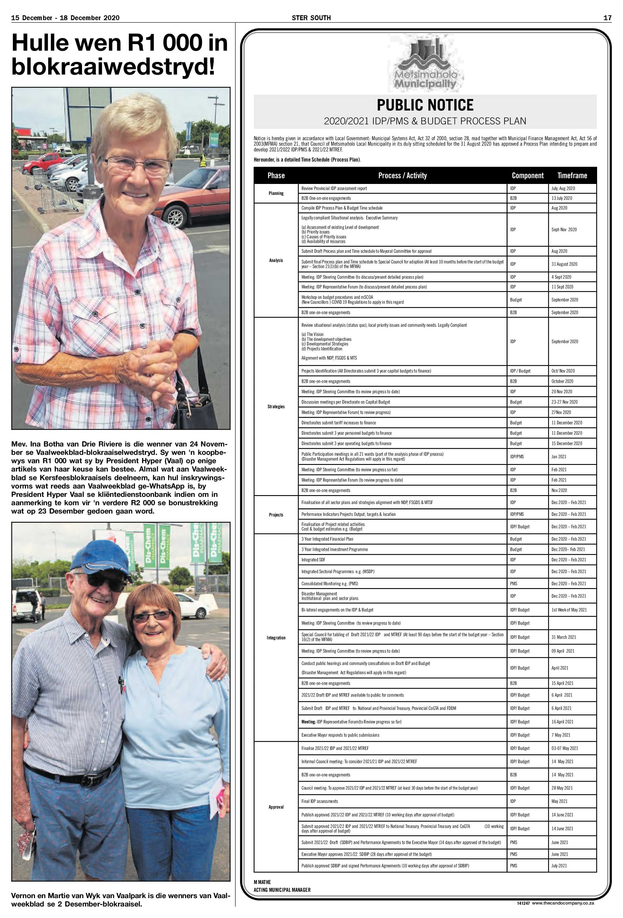 STER SOUTH 15 December – 18 December 2020 page 17