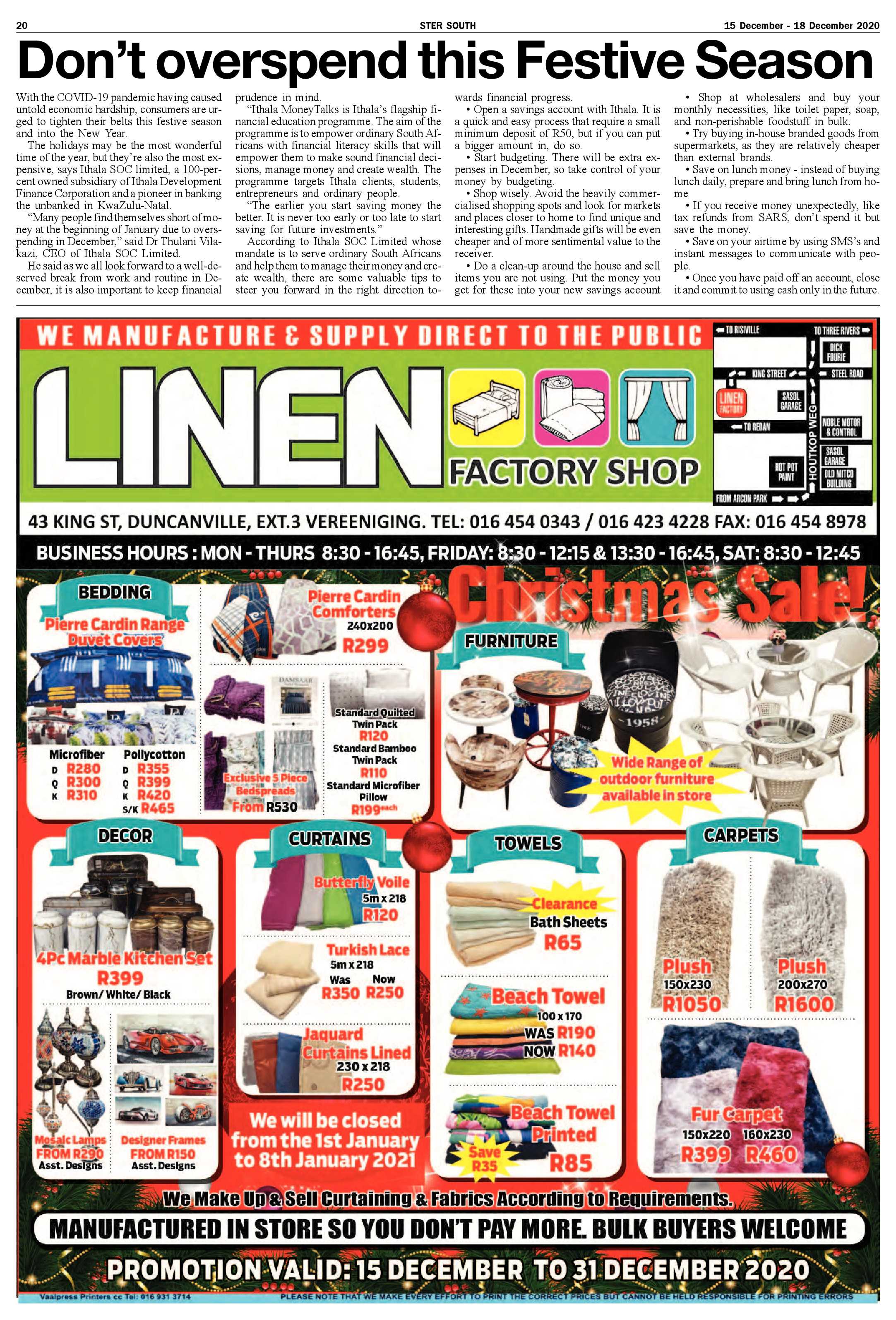 STER SOUTH 15 December – 18 December 2020 page 20