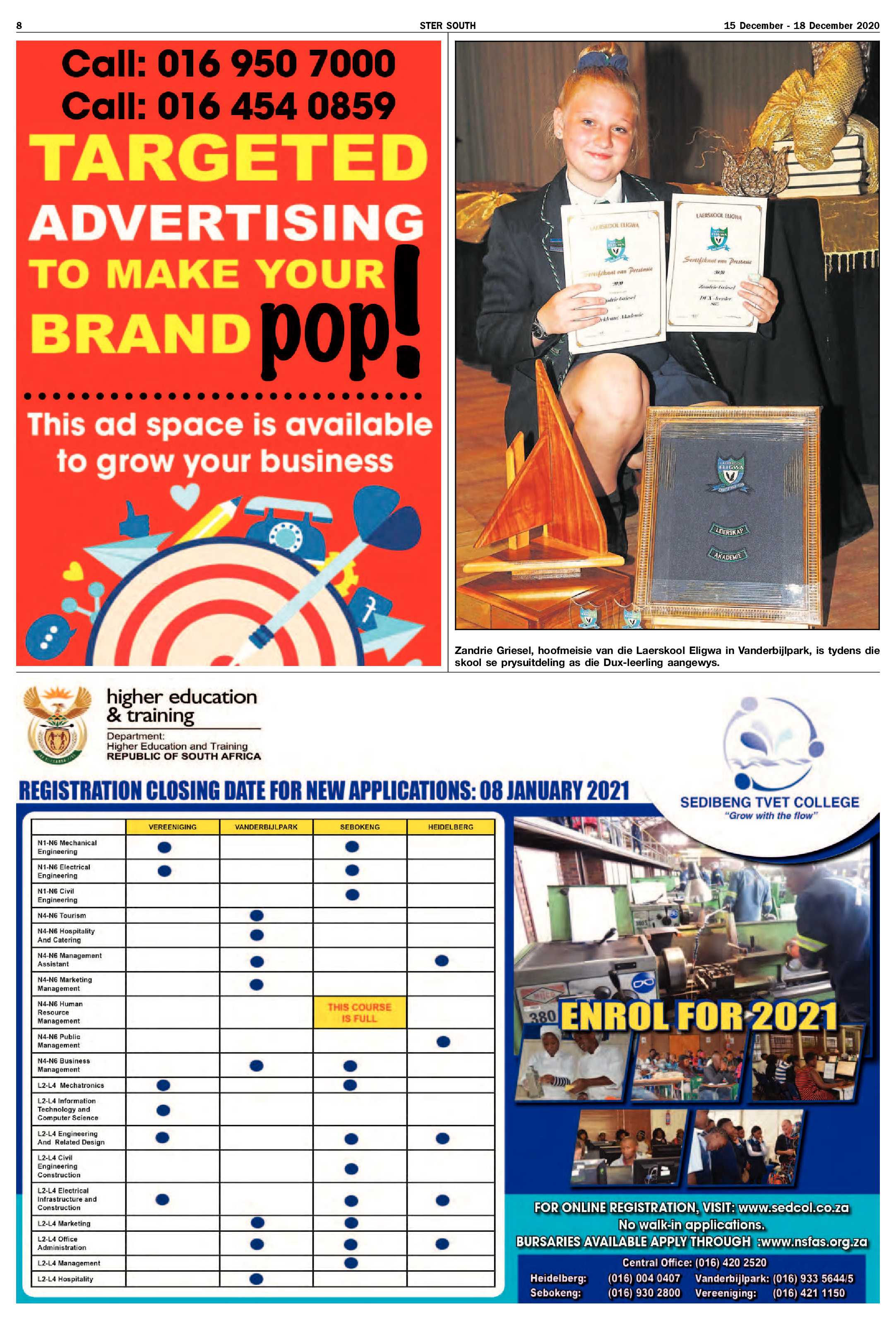STER SOUTH 15 December – 18 December 2020 page 8