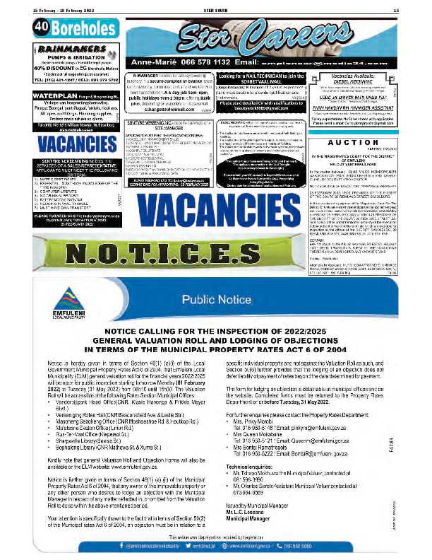 STER SOUTH 15 February – 18 February 2022 page 13
