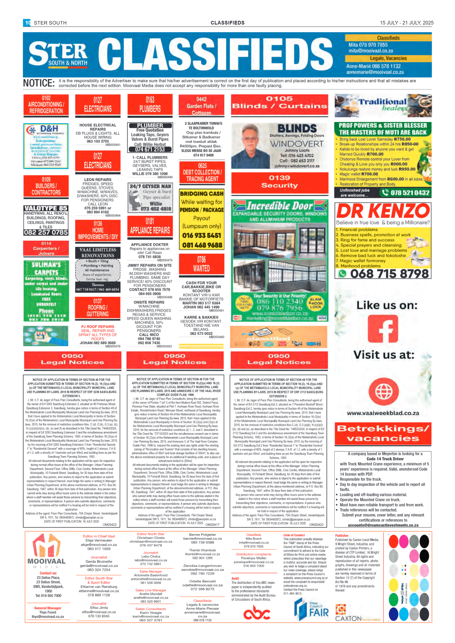 STER SOUTH 15 JULY – 21 JULY, 2025 page 10