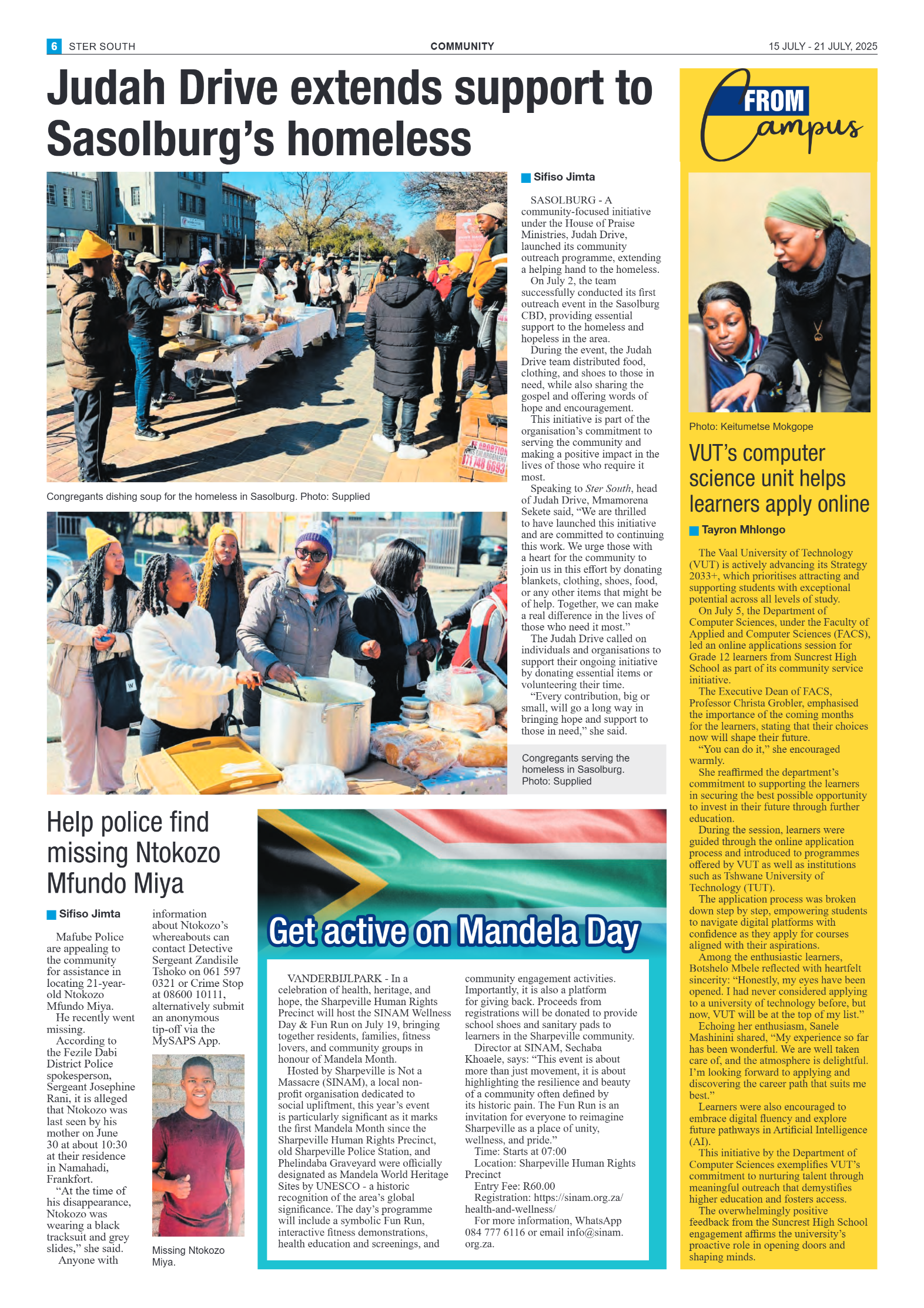 STER SOUTH 15 JULY – 21 JULY, 2025 page 6
