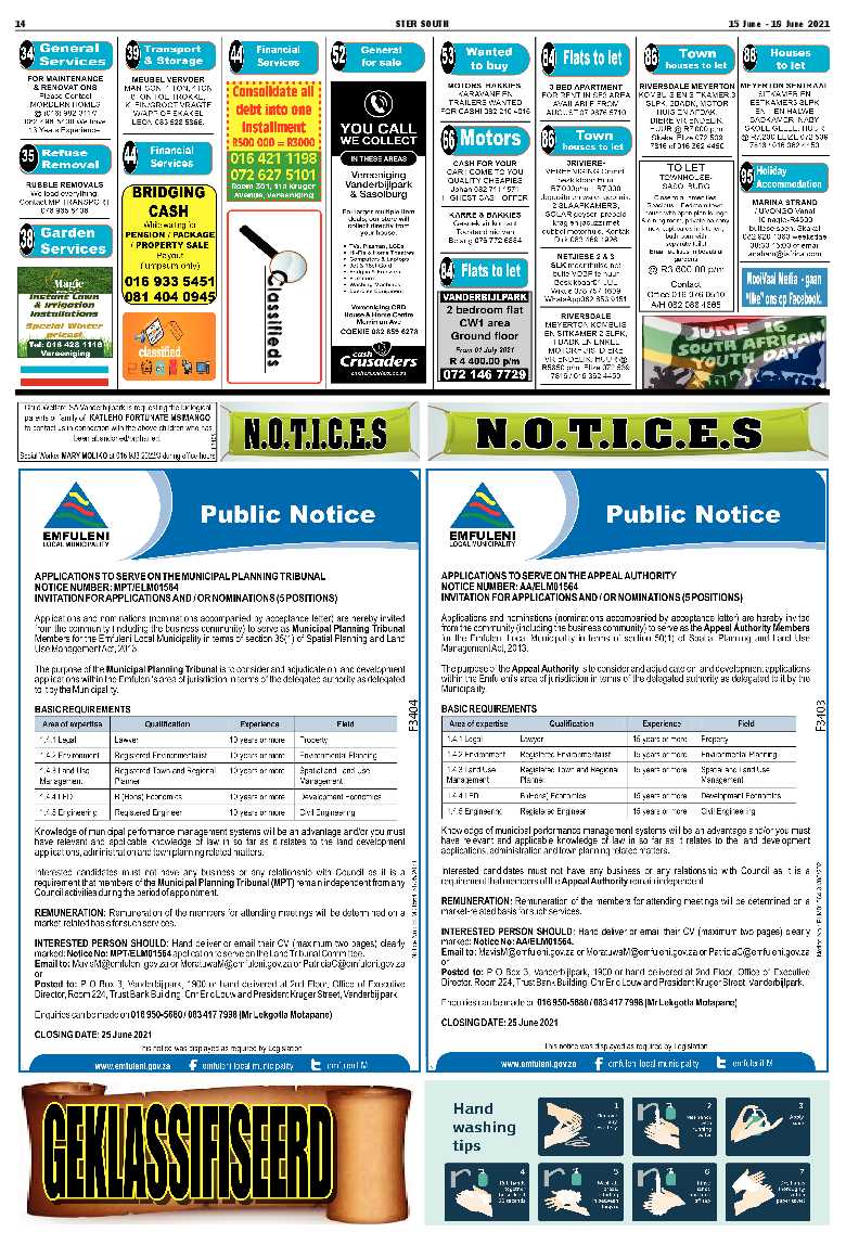 STER SOUTH 15 June – 18 June 2021 page 14