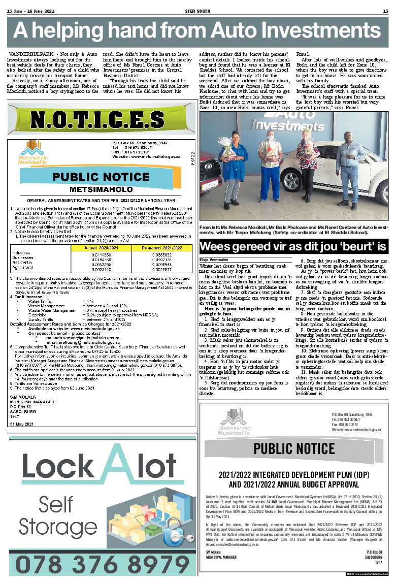 STER SOUTH 15 June – 18 June 2021 page 15