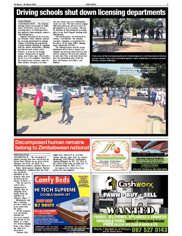 STER SOUTH 15 March – 18 March 2022 page 3